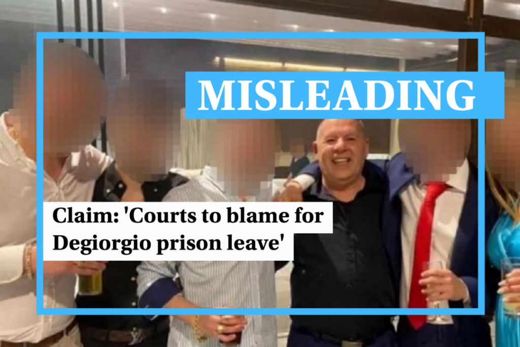 Fact-checking PM's claim courts to blame for killer's prison leave - Featured image