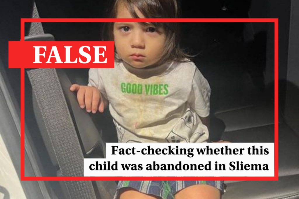 Fact-check: Was this girl found abandoned in Sliema? - Featured image