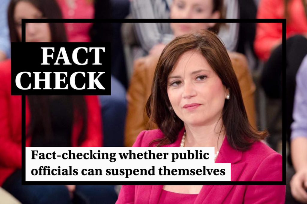 Fact-check: Can public officials suspend themselves? - Featured image