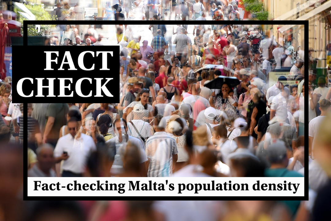 Fact-check Malta: Does Malta have the highest population density in Europe?