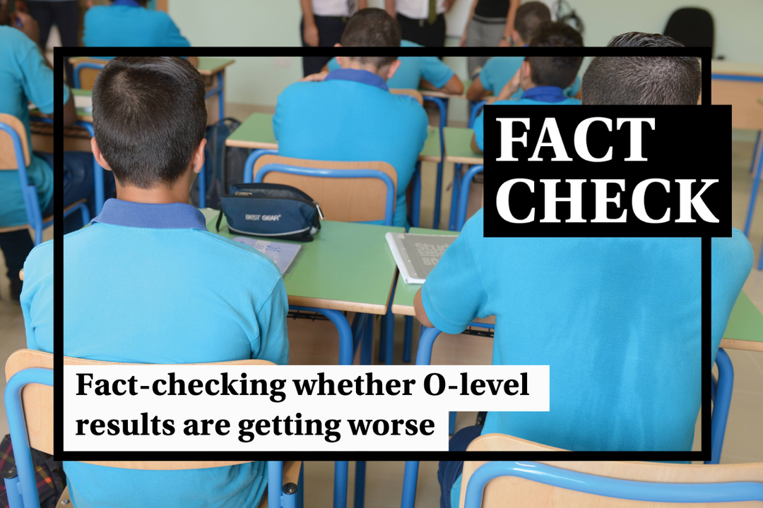 Fact-check: Are O-level results getting worse? - Featured image