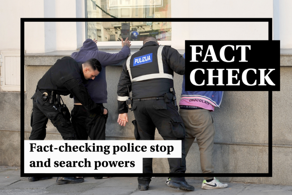 Fact-check: What powers do police have to stop and search? - Featured image