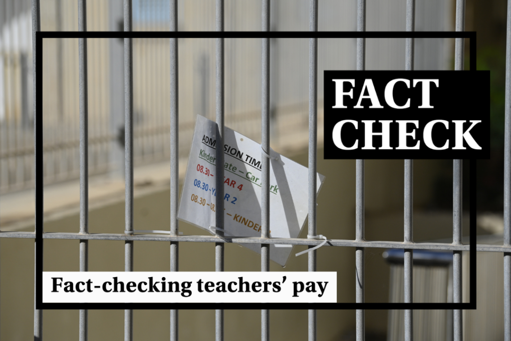 Fact-check: How much do teachers earn? - Featured image
