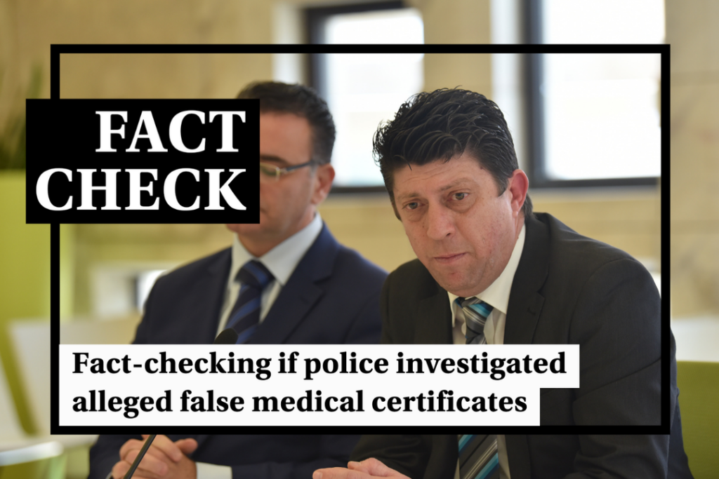 Fact-check: Did police investigate the Stephen Spiteri false certificate case? - Featured image