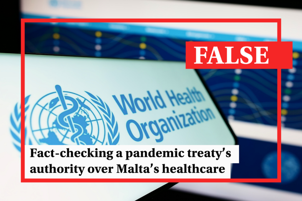 Fact-check: Pandemic treaty will hand WHO ‘nearly unlimited powers’ - Featured image