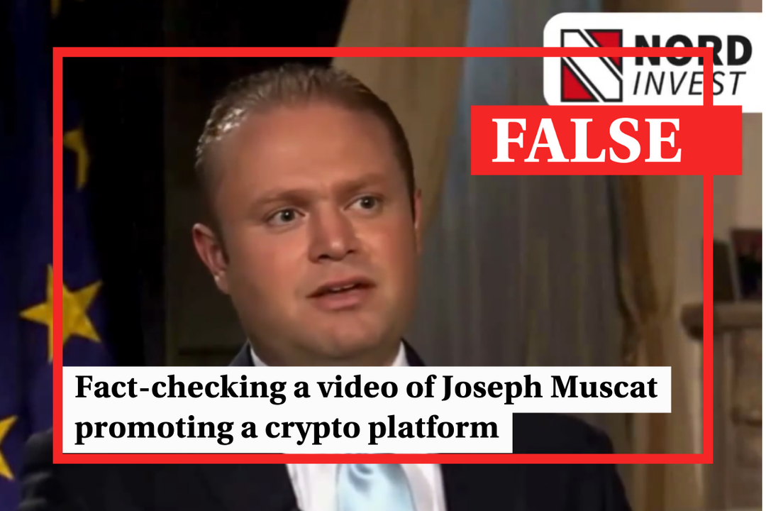 Fact-check: Fake video shows Joseph Muscat promoting a crypto scam - Featured image