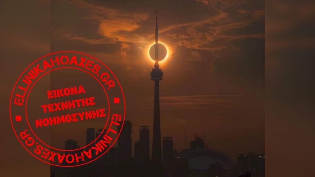 Εικόνα από την έκλειψη ηλίου στον Καναδά έχει δημιουργηθεί με τεχνητή νοημοσύνη - Featured image