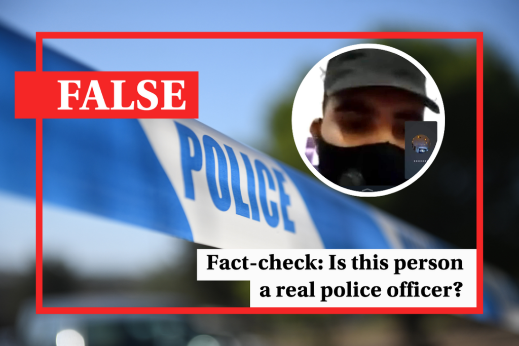 Fact-check: Scam video calls from a man claiming to be a police officer - Featured image