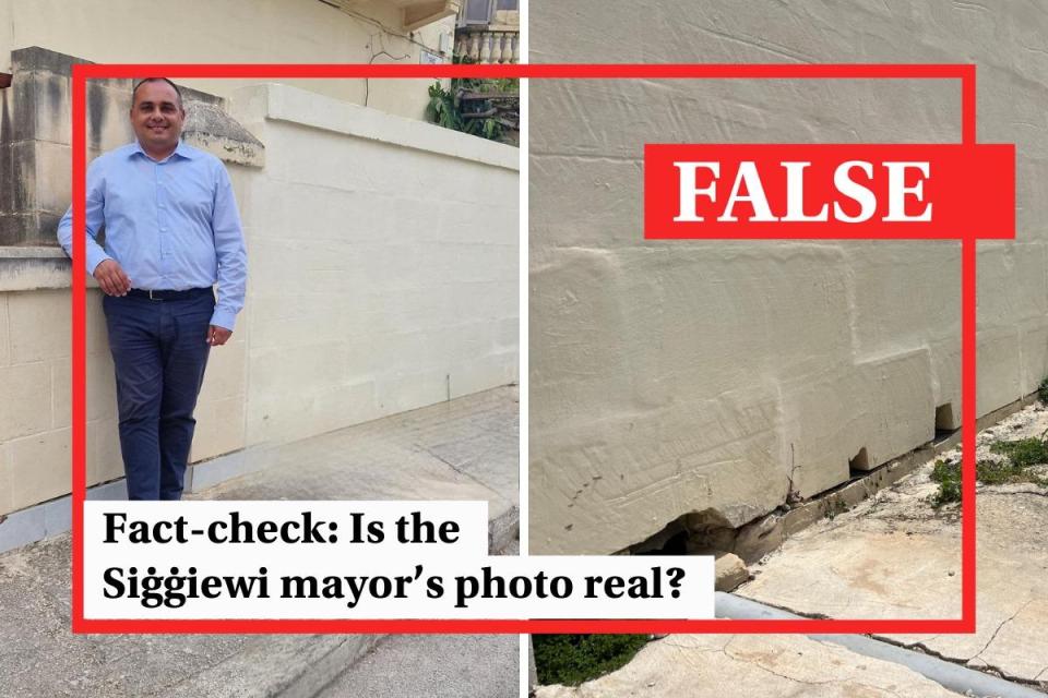 Fact-check Malta: Siġġiewi mayor’s edited photo removes overgrown weeds and cracks