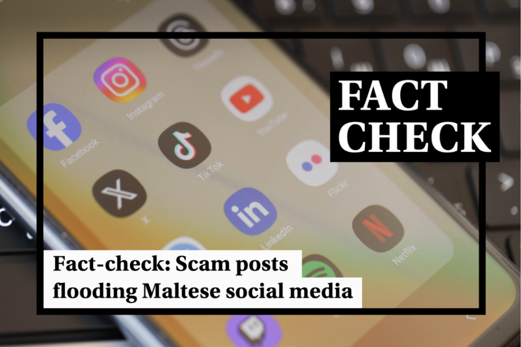 Fact-check: Inside the scam posts flooding Maltese social media - Featured image