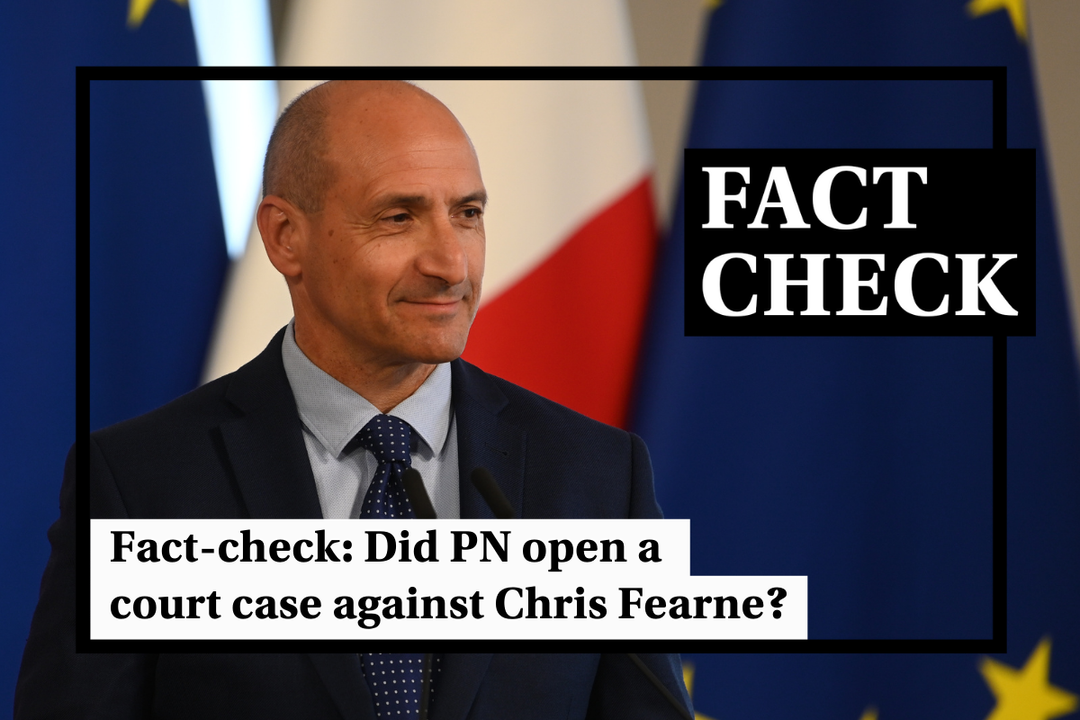 Fact-check: Did PN open a court case against Chris Fearne? - Featured image