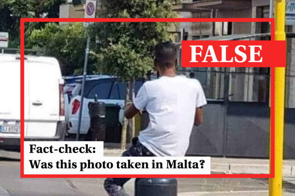 Fact-check: Was this photo of a dangerous e-scooter rider taken in Malta? - Featured image