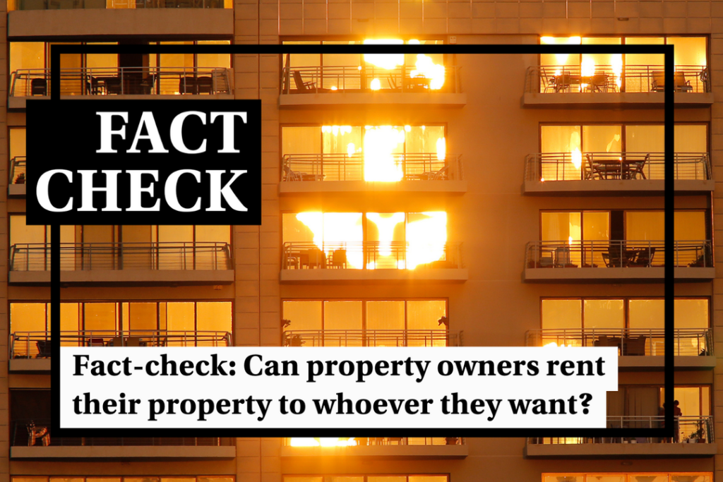 Fact-check: Can a property owner rent their property to whoever they want? - Featured image