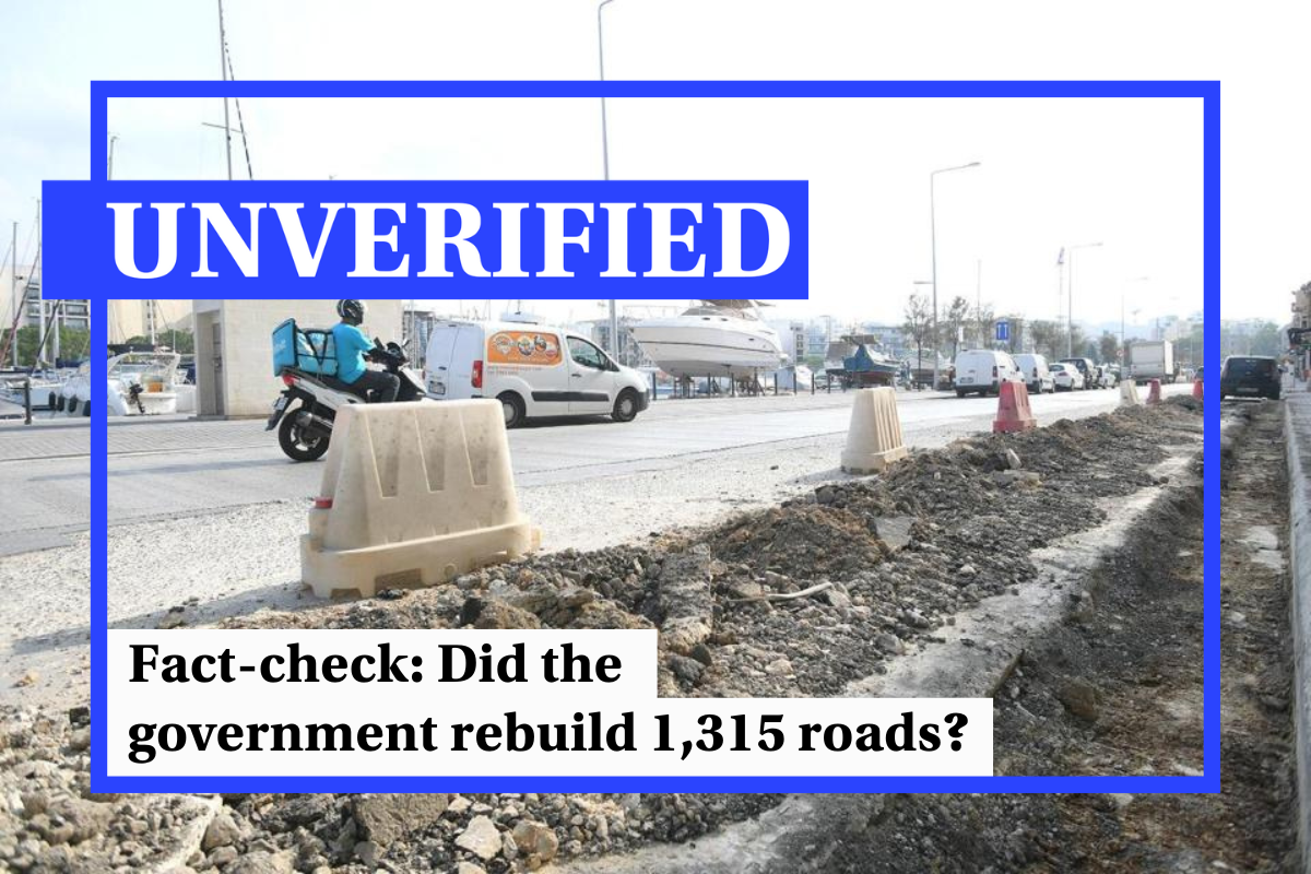 Fact-check Malta: Has the government rebuilt 1,315 roads?