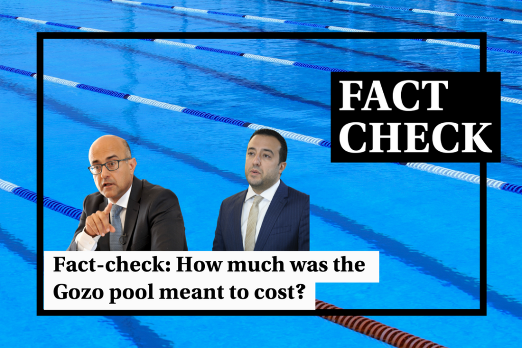 Fact-check: How much was the Gozo swimming pool meant to cost? - Featured image