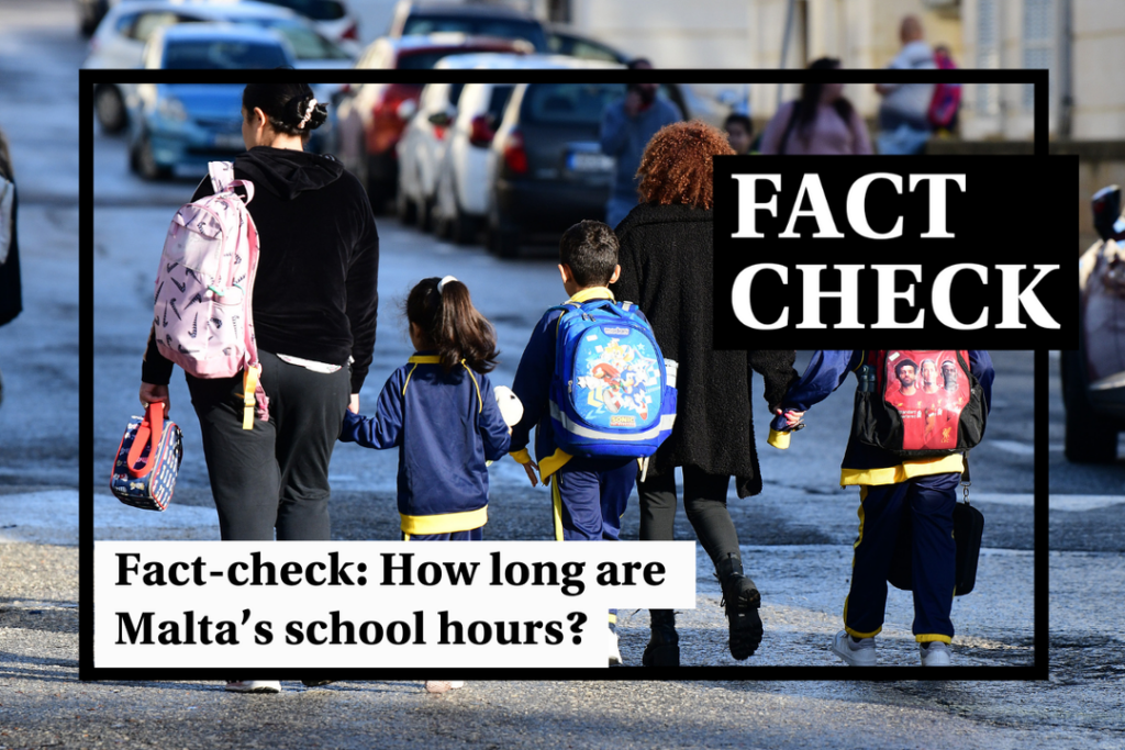 Fact-check: How do Malta’s school hours compare to others in Europe? - Featured image