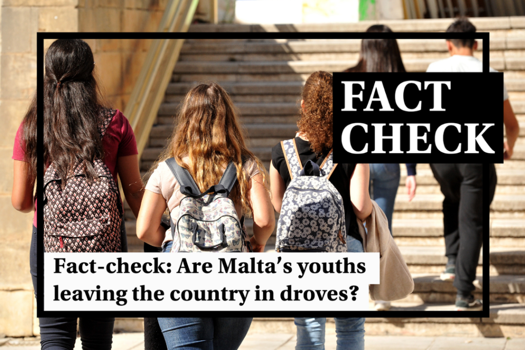 Fact-check: Are young people leaving Malta? - Featured image