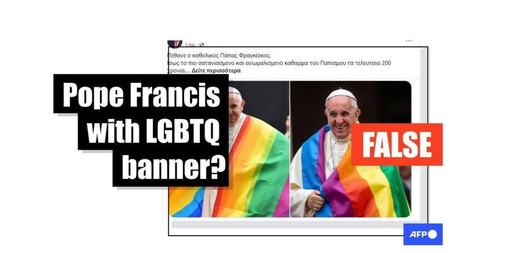 AI images of Pope Francis wearing pride flag resurface after his death - Featured image