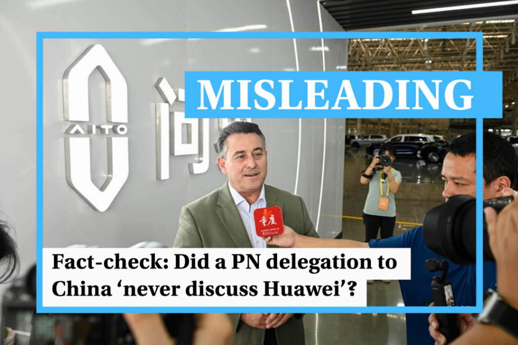 Fact-check: Did a PN delegation to China really never discuss Huawei? - Featured image