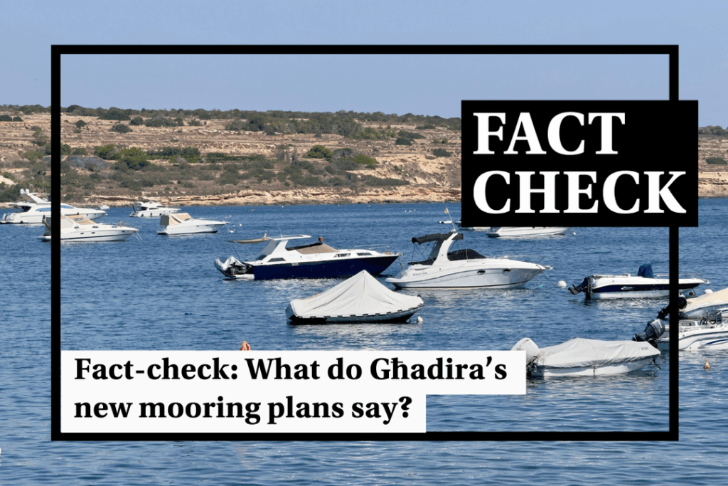 Fact-check: What Transport Malta’s boat mooring plans for Għadira actually say - Featured image