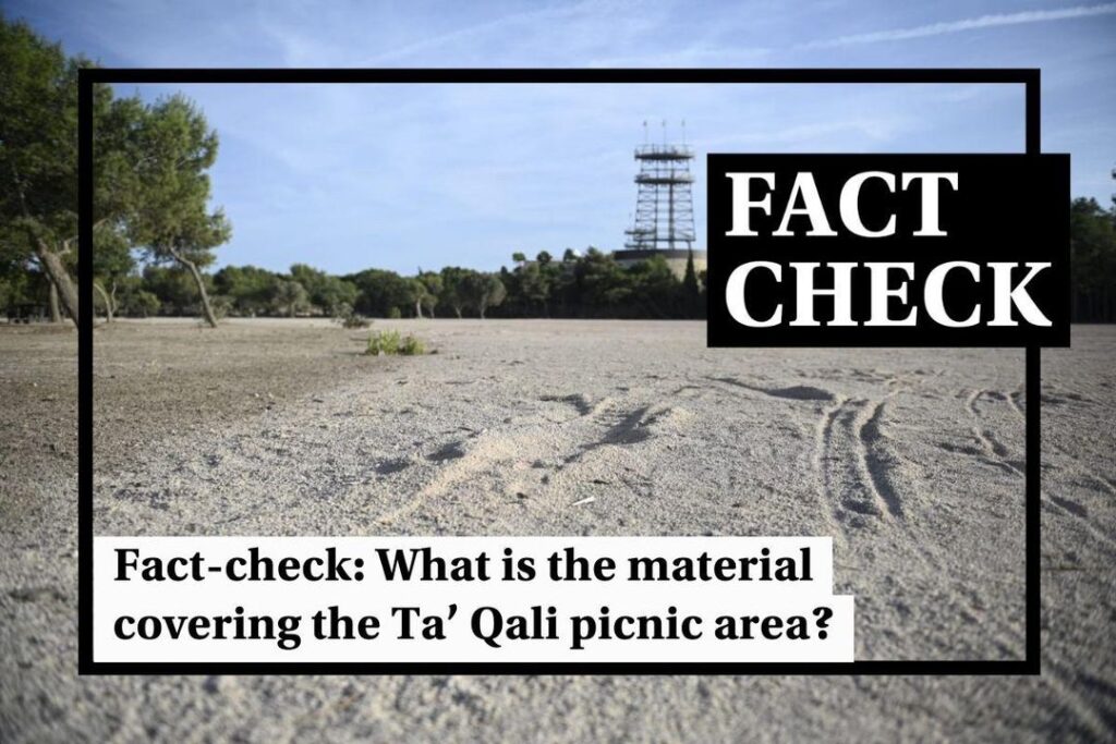 Fact-check: What’s going on with the Ta’ Qali picnic area ground cover? - Featured image