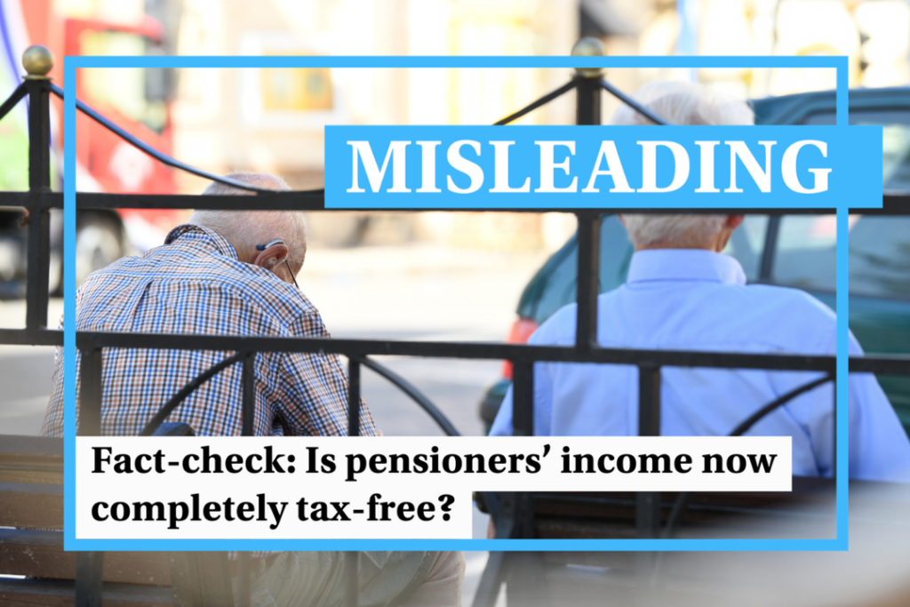 Fact-check: Is pensioners’ income now completely tax-free? - Featured image