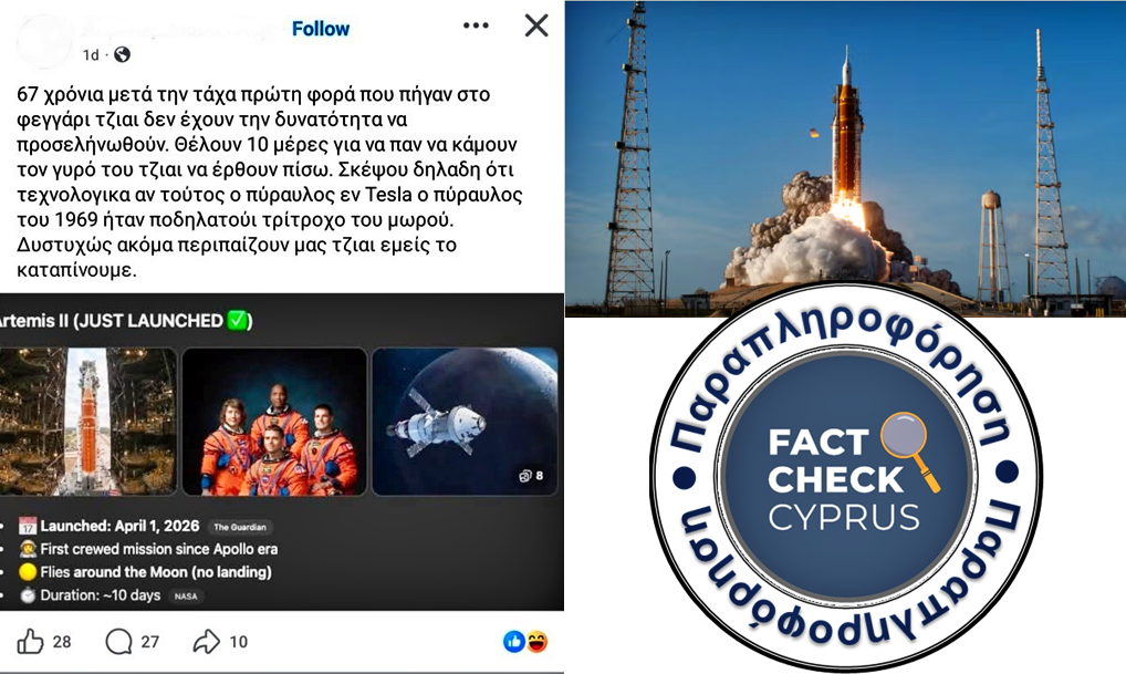 Τι ισχύει για την αποστολή Artemis II και το άλμα του 1969 - Featured image