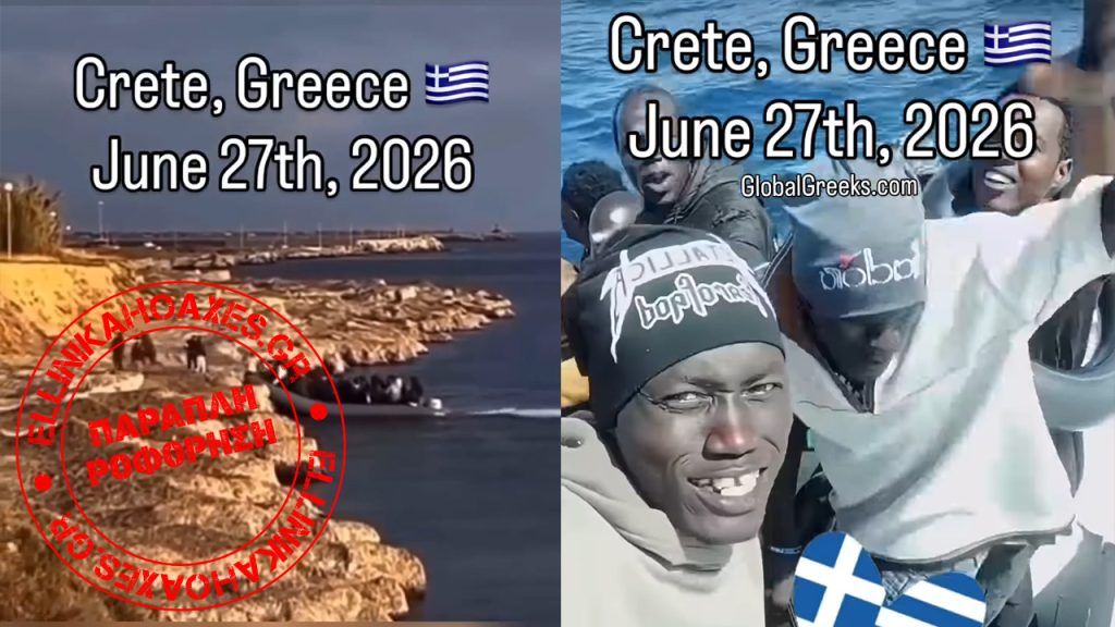 Αυτά τα βίντεο ΔΕΝ δείχνουν μετακίνηση μεταναστών προς την Κρήτη - Featured image